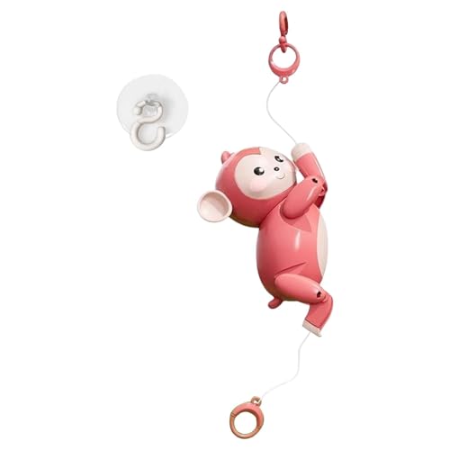 Oshhni AFFE Kletterseil Spielzeug Interaktives Ziehspielzeug Feinmotorik Pädagogisches Spielzeug für Jungen Mädchen, Rosa Oshhni AFFE Kletterseil Spielzeug Interaktives Ziehspielzeug Feinmotorik Pädagogisches Spielzeug für Jungen Mädchen, Rosa von Oshhni