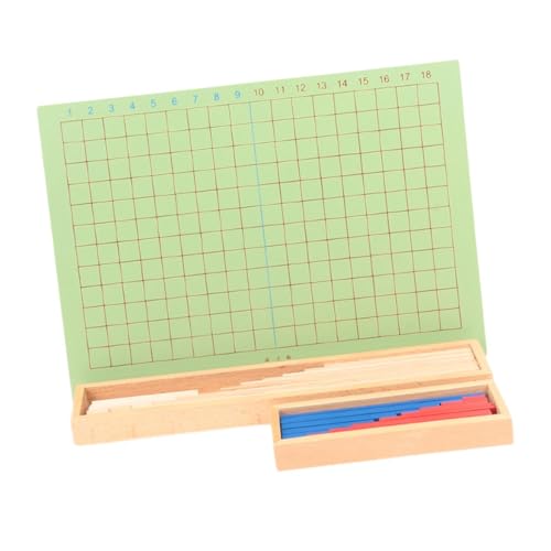 Oshhni Addition, Subtraktion, Arithmatik, Homeschool-Lernen, Klassenzimmer, Holz, Mathe-Manipulationen, Mathe-Material für Kinder, Subtraktionstafel von Oshhni