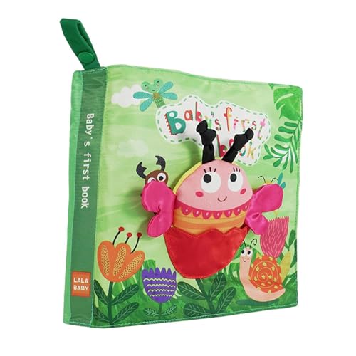 Oshhni Aktivitätstuch Buch Infant Toy Early Development Foldable Crinkle Buch Sensorisches Spielzeug für Jungen Mädchen Kinder Neugeborene 6-12 Monate von Oshhni