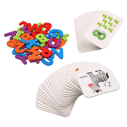 Oshhni Alphabet-Lernspielzeug, Vorschulspielzeug, Sprachunterricht, Mehrfarbig, frühes Lernspielzeug, Montessori-Spielzeug für Kinder im Alter von 4–6 Jahren von Oshhni