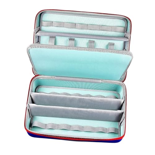 Oshhni Aufbewahrungskoffer für Spielzeugautos, Reisetasche mit 36 ​​Steckplätzen, Stoßfester Organizer für Spielzeugautos von Oshhni