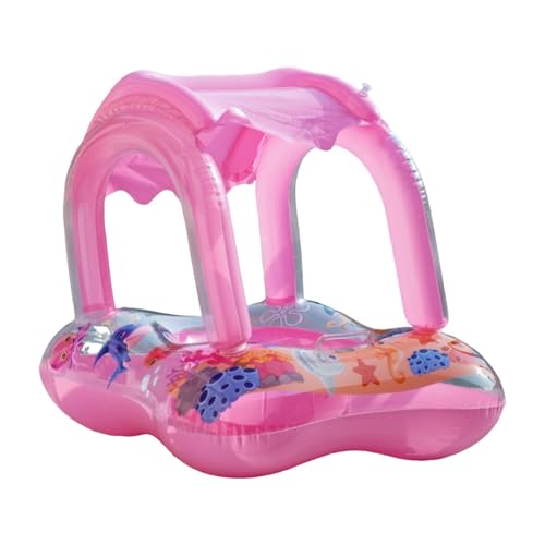 Oshhni Aufblasbarer Pool-Schwimmring mit Baldachin, aufblasbarer Schwimmring, Wasserspielzeug für den, mit Griff Ohne Glocke Oshhni Aufblasbarer Pool-Schwimmring mit Baldachin, aufblasbarer Schwimmring, Wasserspielzeug für den, mit Griff Ohne Glocke von Oshhni