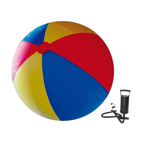 Oshhni Aufblasbares Strandballspiel Spielzeug extra große Faltbare Massive Spiele Swimming Pool Ball, Durchmesser 120 cm Oshhni Aufblasbares Strandballspiel Spielzeug extra große Faltbare Massive Spiele Swimming Pool Ball, Durchmesser 120 cm von Oshhni