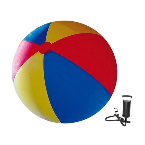 Oshhni Aufblasbares Strandballspiel Spielzeug extra große Faltbare Massive Spiele Swimming Pool Ball, Durchmesser 180 cm Oshhni Aufblasbares Strandballspiel Spielzeug extra große Faltbare Massive Spiele Swimming Pool Ball, Durchmesser 180 cm von Oshhni