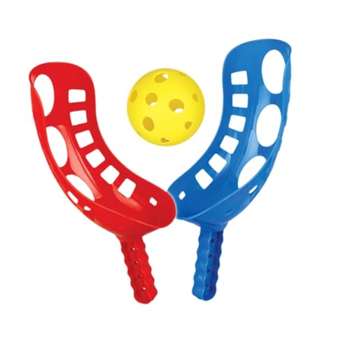 Oshhni Ball Set Ball Games für Kids Interactive Classic Toss Catching Game Toy, Handspielzeug für Handheld Toss für Backyard Beach Holiday, L von Oshhni