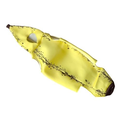 Oshhni Bananenkostüm zum Verkleiden, wiederverwendbar, schöne Obst-Cosplay-Kostüme, Obst-Overall, Bananenanzug für Maskerade-Partyzubehör, Erwachsene von Oshhni