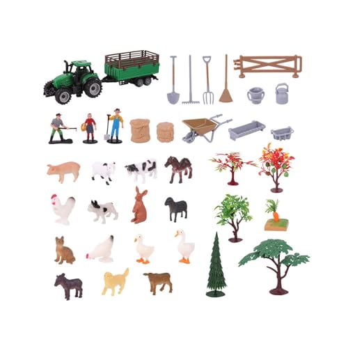 Oshhni Bauernhoftiere Figuren Modellfiguren Landschaft Märchengarten Realistisches Sandtisch Szene Spielzeug Mikrolandschaft für, 49 Stück Oshhni Bauernhoftiere Figuren Modellfiguren Landschaft Märchengarten Realistisches Sandtisch Szene Spielzeug Mikrolandschaft für, 49 Stück von Oshhni