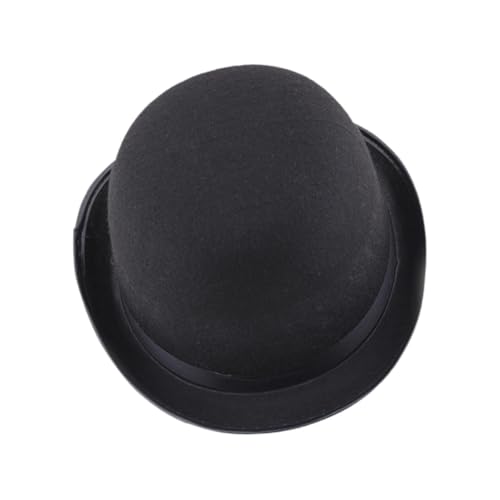 Oshhni Black Top Hat Kostümhut Steampunk Hüte für Club Carnival Dress Up Masquerade von Oshhni