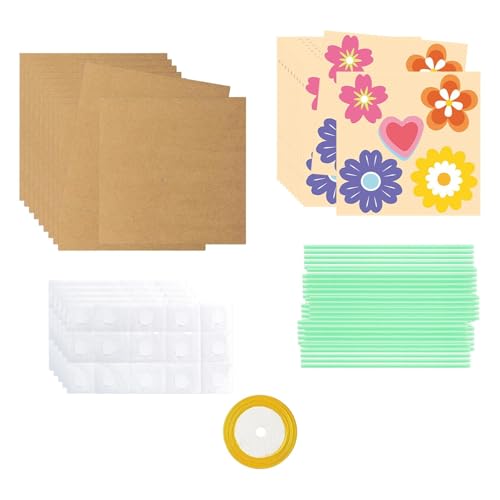 Oshhni Blumenstraußhandwerk, DIY -Geschenk, Blumenstrauß Papierhandwerk, Machen Sie Ihr eigenes Blumenstrauß für Zuhause, Aktivitäten, Muttertag, 12 Stück Oshhni Blumenstraußhandwerk, DIY -Geschenk, Blumenstrauß Papierhandwerk, Machen Sie Ihr eigenes Blumenstrauß für Zuhause, Aktivitäten, Muttertag, 12 Stück von Oshhni