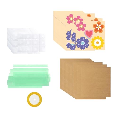 Oshhni Blumenstraußhandwerk, DIY -Geschenk, Blumenstrauß Papierhandwerk, Machen Sie Ihr eigenes Blumenstrauß für Zuhause, Aktivitäten, Muttertag, 24 Stück Oshhni Blumenstraußhandwerk, DIY -Geschenk, Blumenstrauß Papierhandwerk, Machen Sie Ihr eigenes Blumenstrauß für Zuhause, Aktivitäten, Muttertag, 24 Stück von Oshhni