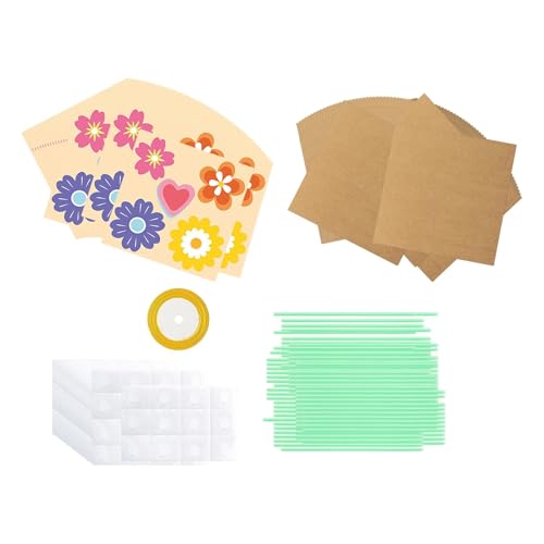 Oshhni Blumenstraußhandwerk, DIY -Geschenk, Blumenstrauß Papierhandwerk, Machen Sie Ihr eigenes Blumenstrauß für Zuhause, Aktivitäten, Muttertag, 48 Stück Oshhni Blumenstraußhandwerk, DIY -Geschenk, Blumenstrauß Papierhandwerk, Machen Sie Ihr eigenes Blumenstrauß für Zuhause, Aktivitäten, Muttertag, 48 Stück von Oshhni