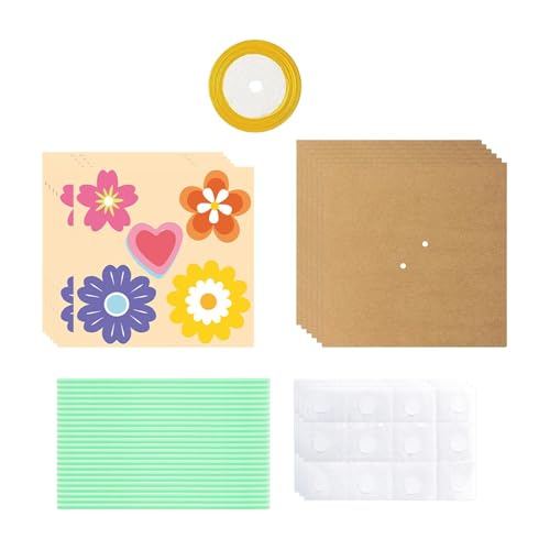 Oshhni Blumenstraußhandwerk, DIY -Geschenk, Blumenstrauß Papierhandwerk, Machen Sie Ihr eigenes Blumenstrauß für Zuhause, Aktivitäten, Muttertag, 6 Stück Oshhni Blumenstraußhandwerk, DIY -Geschenk, Blumenstrauß Papierhandwerk, Machen Sie Ihr eigenes Blumenstrauß für Zuhause, Aktivitäten, Muttertag, 6 Stück von Oshhni