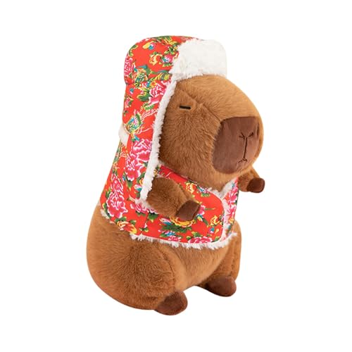 Oshhni Capybara-Stofftier, Plüsch, begleitendes Schlafspielzeug, Stofftier, Sofa-Ornamente für Kinder, 35CM von Oshhni