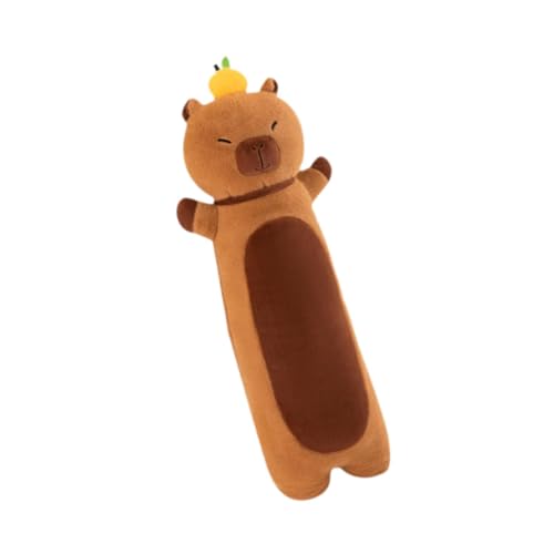 Oshhni Capybara gefüllt Tier Capybara Body Plüschspielzeugdekoration Weiche Plüsch Capybara Puppe für Jungen Mädchen Familie Teenager Kinder, 53cm von Oshhni