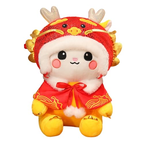 Oshhni Chinesische Drachenfigur, Spielzeug, Drache, Plüschtier, Drache, Stofftier für Bettwäsche, Zubehör von Oshhni