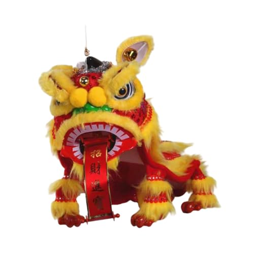 Oshhni Chinesische Marionette Lion Toy Handgefertigt Tragbare Kreativfestival Party Oshhni Chinesische Marionette Lion Toy Handgefertigt Tragbare Kreativfestival Party von Oshhni