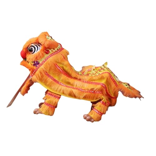 Oshhni Chinesische Puppen mit Schnur, Tanzspielzeug für Feste, Handgefertigt, Neujahr 2025, Gelb Oshhni Chinesische Puppen mit Schnur, Tanzspielzeug für Feste, Handgefertigt, Neujahr 2025, Gelb von Oshhni
