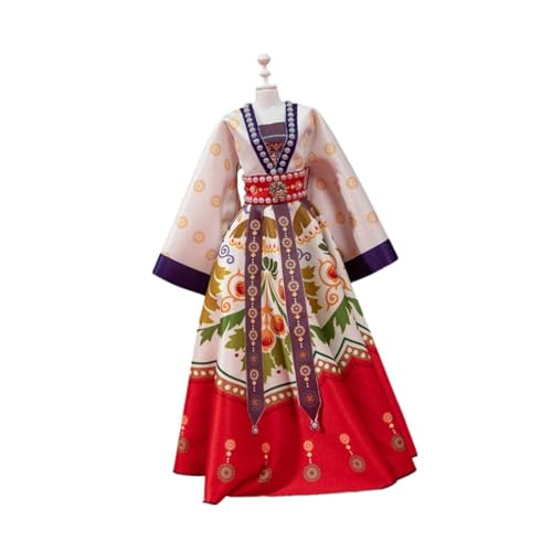 Oshhni Chinesische alte Puppenkleidung Chinesische Kleidung stilvolles weiches Outfit Craft Party Kleid Kleid Han für DIY Art Collectible, Stil B5 von Oshhni