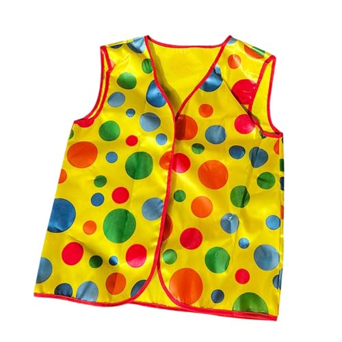 Oshhni Clownkostüm, Punkt niedliche Clownweste für Halloween Bühnenperformance -Party -Requisiten Oshhni Clownkostüm, Punkt niedliche Clownweste für Halloween Bühnenperformance -Party -Requisiten von Oshhni