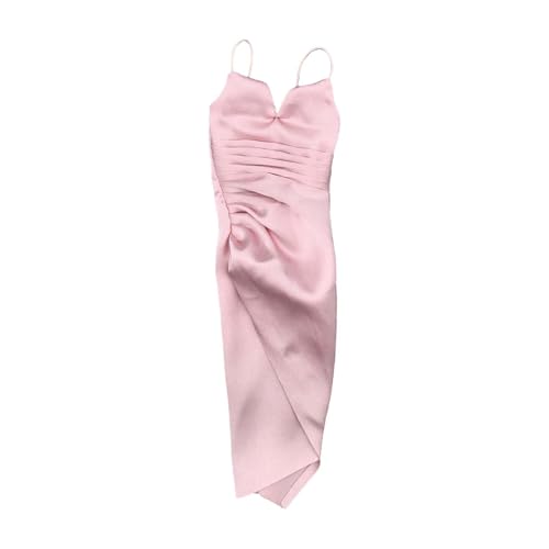Oshhni Damenkleidung im Maßstab 1:6, Sammlermode, Cosplay, einfarbig für 12'' weibliche Actionfigur, Abend-MIDI-Kleid, Rosa Oshhni Damenkleidung im Maßstab 1:6, Sammlermode, Cosplay, einfarbig für 12'' weibliche Actionfigur, Abend-MIDI-Kleid, Rosa von Oshhni