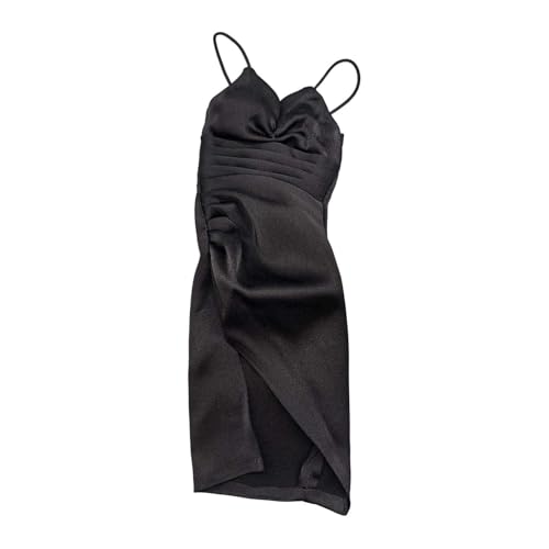 Oshhni Damenkleidung im Maßstab 1:6, Sammlermode, Cosplay, einfarbig für 12'' weibliche Actionfigur, Abend-MIDI-Kleid, Schwarz Oshhni Damenkleidung im Maßstab 1:6, Sammlermode, Cosplay, einfarbig für 12'' weibliche Actionfigur, Abend-MIDI-Kleid, Schwarz von Oshhni