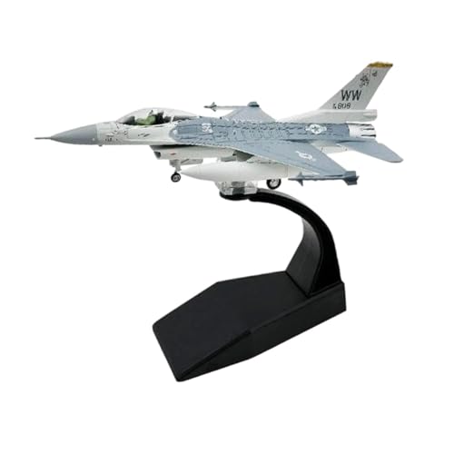 Oshhni Dascast Model Flugzeug Spielzeug F16 1/100 Skala Dekoration Sammlung Flugzeug für Geschenke Raum Dekor Regal Orament Keepsake von Oshhni