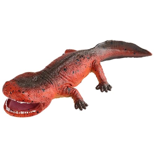 Oshhni Dinosaurier-Spielzeug, Tiermodell, niedliche realistische Dinosaurierfigur, Ornament für Auto, Schlafzimmer, Bücherregal, Geburtstagsgeschenke, Rot von Oshhni