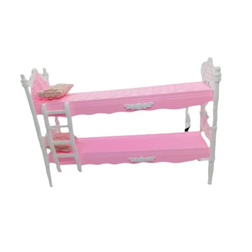 Oshhni Dollhouse Etagenbett Doppelschicht Bett Klassiker tun Play Toy Doll Bunk Set für Foto -Requisiten BJD Doll Teile Kinder Spielzeug Spielzeug, Rosa Oshhni Dollhouse Etagenbett Doppelschicht Bett Klassiker tun Play Toy Doll Bunk Set für Foto -Requisiten BJD Doll Teile Kinder Spielzeug Spielzeug, Rosa von Oshhni