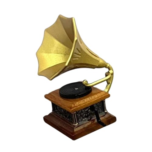 Oshhni Dollhouse Gramophone 1/12 Skala Life Szenensammlungen Szene Szene, DASS Spielen Spielzeugmini Möbel für Couchtisch DIY -Projekte Spielen Oshhni Dollhouse Gramophone 1/12 Skala Life Szenensammlungen Szene Szene, DASS Spielen Spielzeugmini Möbel für Couchtisch DIY -Projekte Spielen von Oshhni