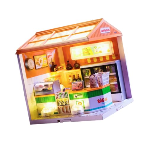 Oshhni Dolls Craft Kits handgefertigt winziges Hausspielzeug ausstellen Kunstwerke winziges Haus Diorama Bildungsspielzeug für Erwachsene, Convenience Store Oshhni Dolls Craft Kits handgefertigt winziges Hausspielzeug ausstellen Kunstwerke winziges Haus Diorama Bildungsspielzeug für Erwachsene, Convenience Store von Oshhni