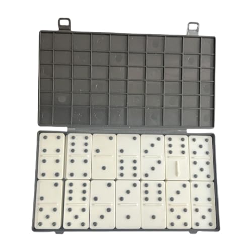 Oshhni Doppeltes -Set mit erhabenen Punkten, für, 28-Kacheln, Set, Spielzeug, klassisches Brettspiel für Teenager, von Oshhni
