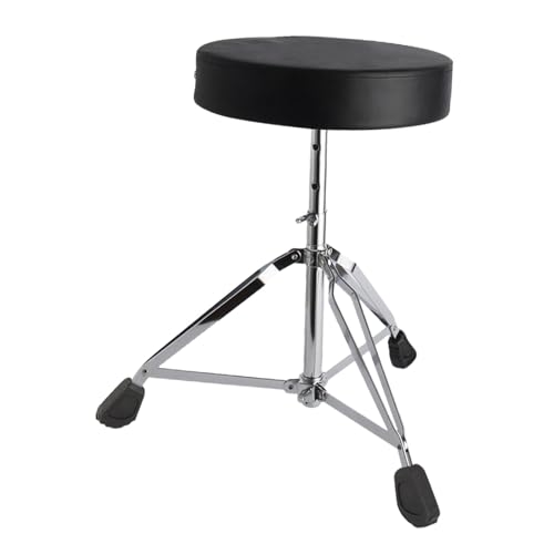 Oshhni Drum Throne Drum Chair Bequemer höhenverstellbarer Drum Sitzhocker für Künstler, Schlagzeuger, Instrumentenspieler, Musiker von Oshhni