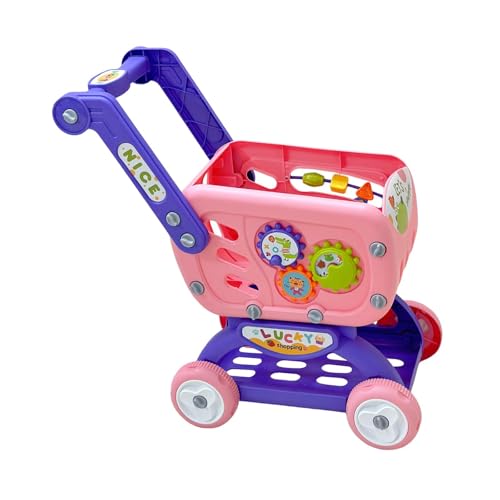 Oshhni Einkaufswagen-Spielzeug, Kleiner Trolley, Lernentwicklung, lustiges Miniaturmodell für ab 3 Jahren, Geburtstagsgeschenk, Rosa mit Farbbox Oshhni Einkaufswagen-Spielzeug, Kleiner Trolley, Lernentwicklung, lustiges Miniaturmodell für ab 3 Jahren, Geburtstagsgeschenk, Rosa mit Farbbox von Oshhni