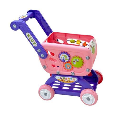 Oshhni Einkaufswagen-Spielzeug, Kleiner Trolley, Lernentwicklung, lustiges Miniaturmodell für ab 3 Jahren, Geburtstagsgeschenk, Rosa Oshhni Einkaufswagen-Spielzeug, Kleiner Trolley, Lernentwicklung, lustiges Miniaturmodell für ab 3 Jahren, Geburtstagsgeschenk, Rosa von Oshhni