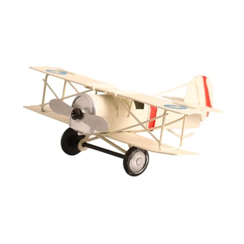 Oshhni Eisenflugzeug-Modellflugzeug-Handwerksmodelle, Simulation, Tisch-Mittelstück, Hubschraubermodell, pädagogisches Spielzeug für Schlafzimmer, Weiß Oshhni Eisenflugzeug-Modellflugzeug-Handwerksmodelle, Simulation, Tisch-Mittelstück, Hubschraubermodell, pädagogisches Spielzeug für Schlafzimmer, Weiß von Oshhni