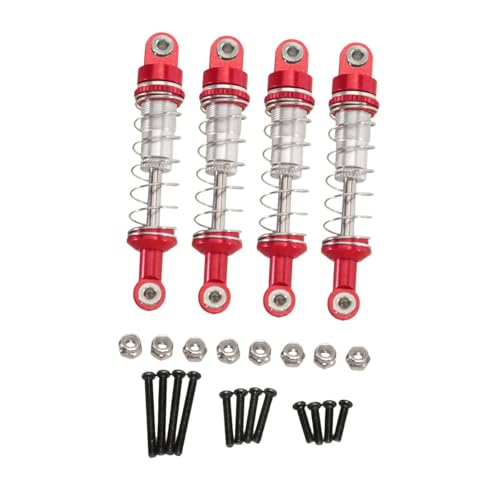 Oshhni Ersatz Stoßdämpfer für RC Autos 1/12 Zubehör für MN D90 D91 MN90 MN99S, Rot von Oshhni