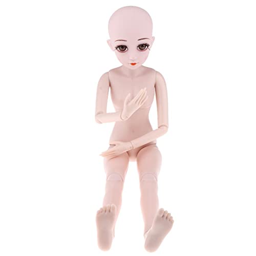 Oshhni Flexibler Weiblicher Puppenkörper mit 13 Gelenken - Rosa Hautfarbe von Oshhni