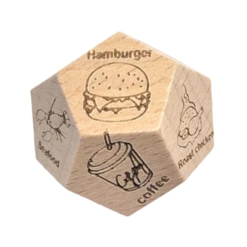Oshhni Food Dice Date Night Dice für Paare Lustige 12 -seitige Abendessen Entscheidungen für Kollegen Freunde ihm Ihr Jubiläumsfeierspiel Oshhni Food Dice Date Night Dice für Paare Lustige 12 -seitige Abendessen Entscheidungen für Kollegen Freunde ihm Ihr Jubiläumsfeierspiel von Oshhni