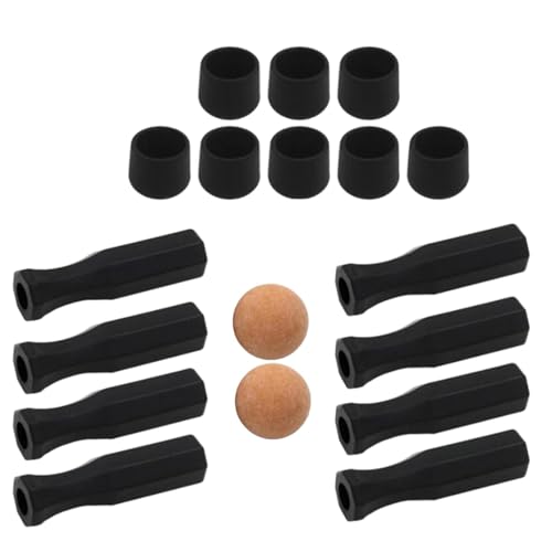 Oshhni Foosball -Griffe Rod End Praktische Tischfußballspiel Reparatur leicht zu installieren Ersetzen Sie Teile 18pcs/Set durch Bälle, Orangefarbener Ball von Oshhni