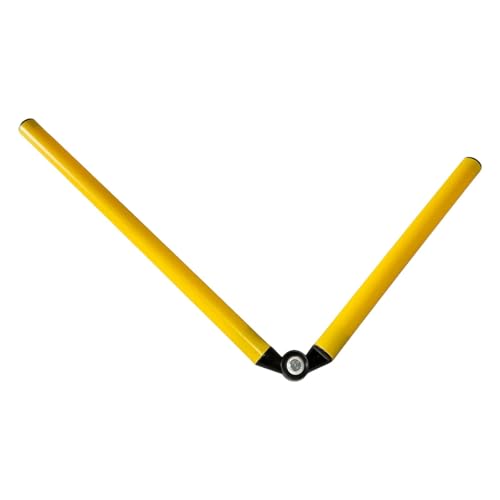 Oshhni Fußball -Agilitätstrainingspolen Falten Barrier Markierung Pole Hindernisfußball Agility Pole Set für Wettbewerbspraxis, 2 Abschnitt von Oshhni