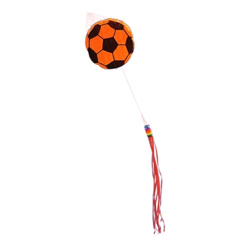 Oshhni Fußballball Kite Freizeitsportaktivität 1,5 m, um Spielzeug groß zu fliegen, für Park Hinterhof Kinder Erwachsene Anfängerfahrten, Orange Oshhni Fußballball Kite Freizeitsportaktivität 1,5 m, um Spielzeug groß zu fliegen, für Park Hinterhof Kinder Erwachsene Anfängerfahrten, Orange von Oshhni