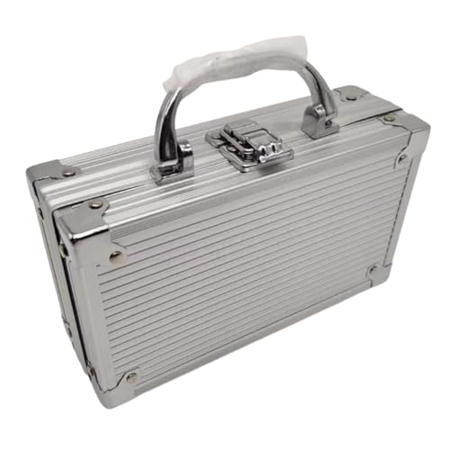 Oshhni Game Chip Case Halten Sie 100 Chips, Aufbewahrungskoffer, abschließbarer Chip -Carrier für Spielhallen, Aktivitäten Oshhni Game Chip Case Halten Sie 100 Chips, Aufbewahrungskoffer, abschließbarer Chip -Carrier für Spielhallen, Aktivitäten von Oshhni