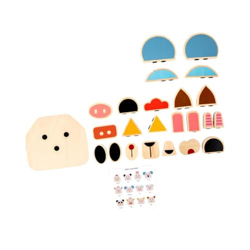 Oshhni Gesichtswechselblock -Puzzle, Bildungsspielzeug, Spiel, Holz für 36 Monate und über Kindern Mädchen Jungen Kinder Reisen Aktivitäten, Tierpuzzle Oshhni Gesichtswechselblock -Puzzle, Bildungsspielzeug, Spiel, Holz für 36 Monate und über Kindern Mädchen Jungen Kinder Reisen Aktivitäten, Tierpuzzle von Oshhni