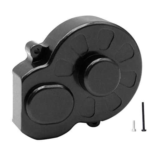 Oshhni Getriebeabdeckung Metall Getriebegehäuse Abdeckung RC Auto Aluminiumlegierung Teile Upgrades DIY Zubehör für Modellautos Wartung Ersatz, Schwarz von Oshhni