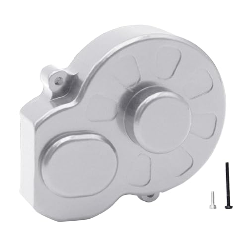 Oshhni Getriebeabdeckung Metall Getriebegehäuse Abdeckung RC Auto Aluminiumlegierung Teile Upgrades DIY Zubehör für Modellautos Wartung Ersatz, Silber von Oshhni