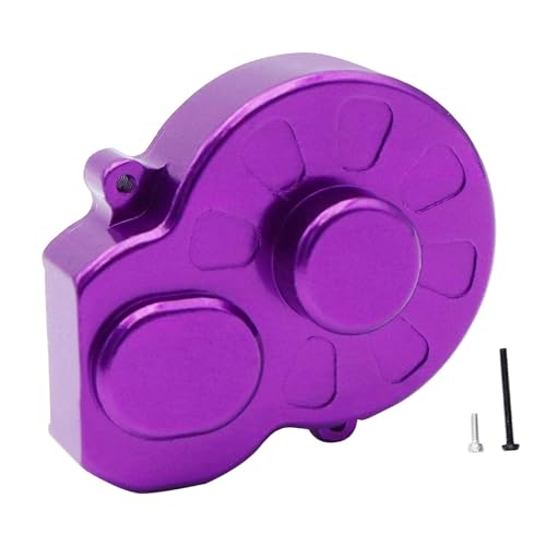 Oshhni Getriebeabdeckung Metall Getriebegehäuse Abdeckung RC Auto Aluminiumlegierung Teile Upgrades DIY Zubehör für Modellautos Wartung Ersatz, Violett von Oshhni