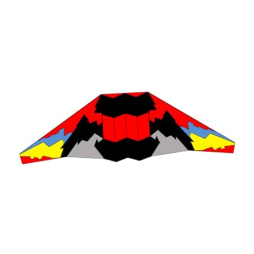 Oshhni Glider Kites für Erwachsene, Einfach mit Großem Drachen für Den Garten Im Garten von Trip Tragen von Oshhni