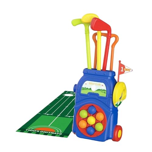 Oshhni Golfspielzeug für Kinder, Indoor Golfset, Sportartikel für Kleinkinder Im Alter von 3 bis 6 Jahren, Blau Oshhni Golfspielzeug für Kinder, Indoor Golfset, Sportartikel für Kleinkinder Im Alter von 3 bis 6 Jahren, Blau von Oshhni