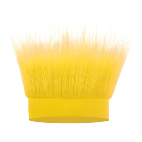 Oshhni Haariges Stirnband, pelziges Perücken-Accessoire, Kostüm-Zubehör für Tanz, Halloween, Rollenspiele, Gelb Oshhni Haariges Stirnband, pelziges Perücken-Accessoire, Kostüm-Zubehör für Tanz, Halloween, Rollenspiele, Gelb von Oshhni