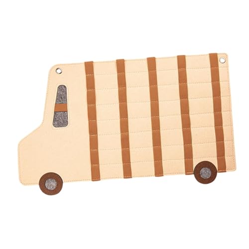 Oshhni Hängender Aufbewahrungsorganisator, Vitrine aus Filz, neuartig, zu verwenden, praktisch, bietet für bis zu 40 kleine Spielzeugautos für, Kaffee von Oshhni